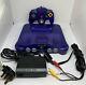 Nintendo 64 N64 Purple Console Fully Working Good Condition Pal