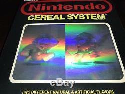 Nintendo Cereal System Empty Box With Mario Zelda Hologram Good Condition Ralston