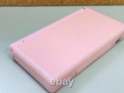 Nintendo DS Lite Console Coral Pink English Good Condition Japan /Tested Working