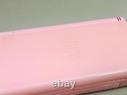 Nintendo DS Lite Console Coral Pink w BOX English Good Condition Japan / Working