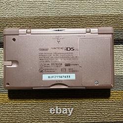 Nintendo DS lite color metallic rose Pink Japan Game good condition FS USED