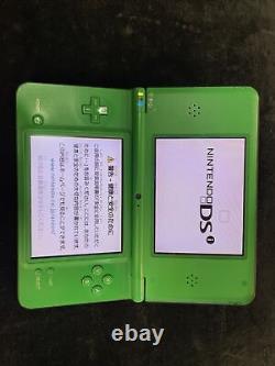 Nintendo DSi LL Green/Lime Green GOOD CONDITION Japanese Version