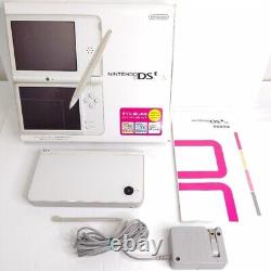 Nintendo DSi XL LL Natural White Handheld System Japanese Version Good Condition