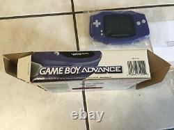 Nintendo Game Boy Advance Indigo Handheld System Pre Owned (very good condition)