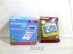 Nintendo Game Boy Advance SP Famicom Color Super Mario Set Good Condition
