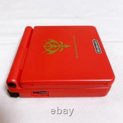 Nintendo Game Boy Advance SP SD GUNDAM Char G GENERATION Battery good condition