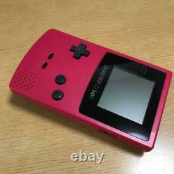 Nintendo Game Boy Color Body Red Good Condition from jAPAN