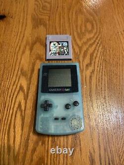 Nintendo Game Boy Color Ice Blue Console. Tested. Good Condition. Rare