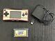 Nintendo Game Boy Micro Happy Mario 20th Anniversary With Charger Good Condition