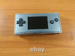 Nintendo Game Boy Micro Silver System Good Condition