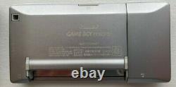 Nintendo Game Boy Micro Silver with AC Charger - GOOD Condition - US Seller