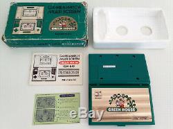 Nintendo Game Watch Green House Gh-54. Boxed + Instructions. Very Good Condition