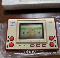 Nintendo Game and Watch LION Wide Screen Boxed Good Condition from Japan F/S