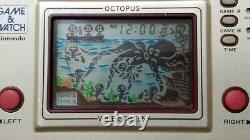 Nintendo Game and Watch OCTOPUS Good Working Condition with Case from Japan