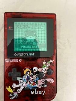 Nintendo GameBoy Light Osamu Tezuka special Edition red rare F/S Good condition