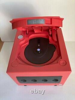 Nintendo GameCube Console Char Limited Red Console Only very Good Condition