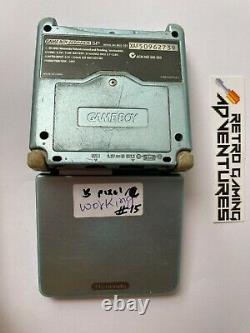 Nintendo Gameboy Advance SP AGS-101 Pearl Blue AUS Used Good Condition #15