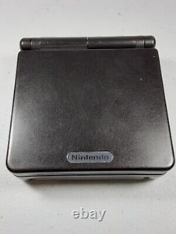 Nintendo Gameboy Advance SP Black AGS-001 No Charger Tested Good Condition 1Game