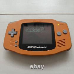 Nintendo Gameboy Advance console orange good condition with box and manual