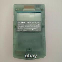Nintendo Gameboy Color GBC Clear Pokemon Handheld Console Good Condition