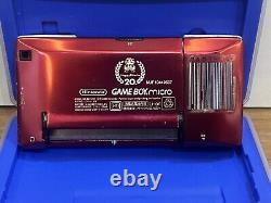 Nintendo Gameboy Micro Famicom 20th Anniversary w Charger -GOOD Condition Tested