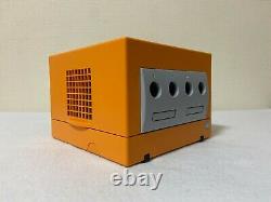 Nintendo Gamecube Orange console controller charger DOL-001 very good condition