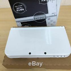 Nintendo Japan New 3DS LL XL Game console Pearl White Used Good Condition JP