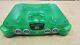 Nintendo N64 Jungle Green Console For Parts Or Repair Good Cosmetic Condition