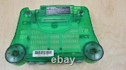 Nintendo N64 Jungle Green Console For Parts or Repair Good Cosmetic Condition