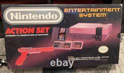 Nintendo NES Action Set CIB with Inserts Very Good Condition