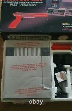 Nintendo (NES) Boxed Action Set Console With Zapper Good Condition / Tested