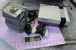 Nintendo NES with 10 Games Working Good Condition