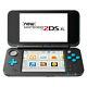 Nintendo New 2ds Xl Black/turquoise Handheld System Very Good Condition