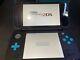 Nintendo New 2ds Xl Black/turquoise System Charger Original Box Good Condition