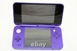 Nintendo New 2DS XL Purple/Silver Console with 3 Games, Good Condition