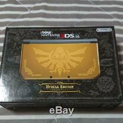 Nintendo New 3DS LL XL Legend of Zelda Hyrule Edition Japan Very Good Condition