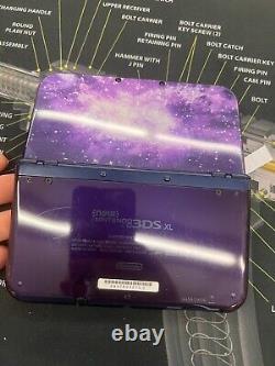Nintendo New 3DS XL Galaxy Edition Handheld System Purple. Good Condition
