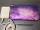Nintendo New 3ds Xl Galaxy Style Purple Console With Charger Good Condition