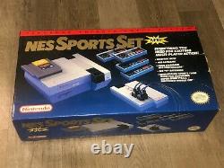 Nintendo Sports Set Console System Nes Complete CIB Very Good Condition