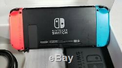Nintendo Switch 32GB Gray Console (with Neon Joy-Cons) Used Good Condition