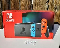 Nintendo Switch 32GB Neon Red/Neon Blue Console In Very-Good Excellent Condition
