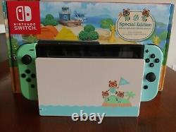 Nintendo Switch Animal Crossing New Horizons Edition Very Good Condition