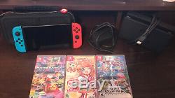 Nintendo Switch Console In Very Good Condition With 3 Games
