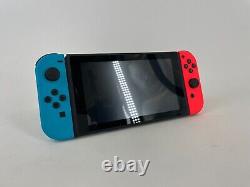 Nintendo Switch Console Neon Blue/Red Very Good Condition withBundle + Box