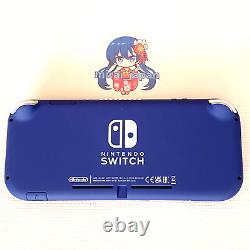 Nintendo Switch Lite Blue color Console Japanese Box Charger Very Good Condition