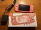 Nintendo Switch Lite Console 32 Gb Pink Coral Used With Box (good Condition)