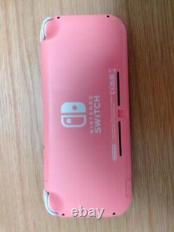 Nintendo Switch Lite Console Coral Only Used Good conditions Japan