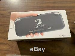 Nintendo Switch Lite (Gray) Very Good Condition Complete in Box + 128 GB SD