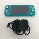 Nintendo Switch Lite Turquoise 32gb Good Condition With Charger