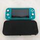 Nintendo Switch Lite Turquoise 32gb Very Good Condition Handheld + Case